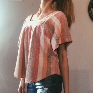 Madewell butterfly sleeve shirt